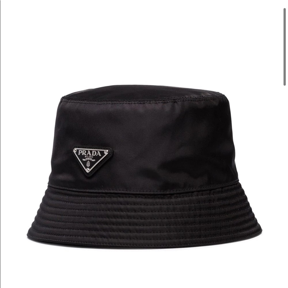Black Prada bucket hat